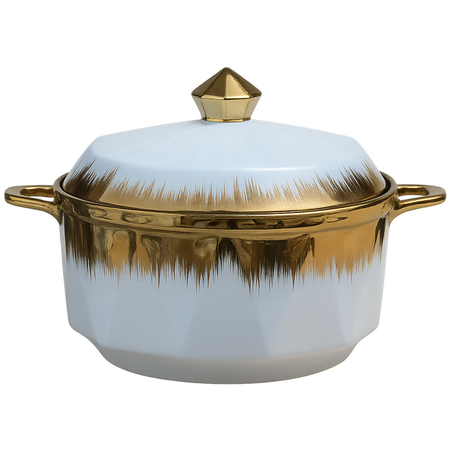 ✨ Porcelain Casserole Dish with Lid – 2 Liters ✨