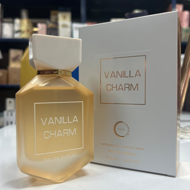 Vanilla Charm – Camara (100 ml EDP) · Perfume Árabe Unisex Dulce, Cremoso y Seductor