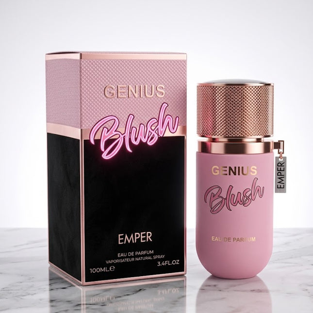 Genius Blush by Emper Eau de Parfum 100 ml – Doçura elegante, floral e viciante