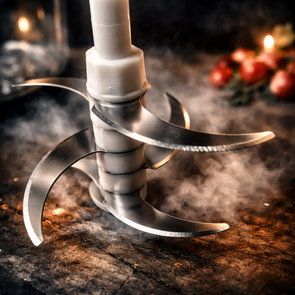 Teffo Electric Food Chopper – Glass Bowl, Double Blade and High Power Motor