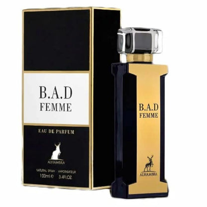B.A.D Femme – Eau de Parfum 100 ml | Elegante, Intenso y Muy Femenino (Alhambra)