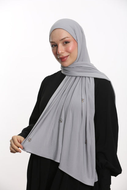 Hijab Jersey Premium Pearl