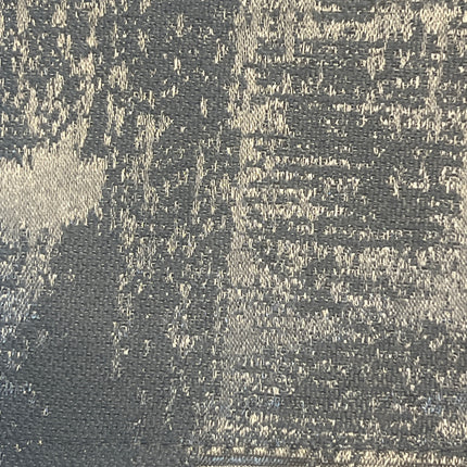 Cortinas Blackout de Poliéster, Padrão de Ondas, 140x260cm - 2 Peças, Elegantes e Modernas - Cinza