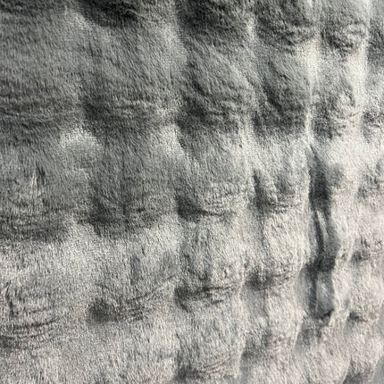 Alfombra suave de piel conejo DISEÑO 3D  NEGRO/GRIS/ROSA/BEIG 200x280