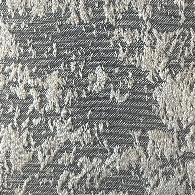 Cortinas Blackout de Poliéster, Padrão de Ondas, 140x260cm - 2 Peças, Elegantes e Modernas - Cinza