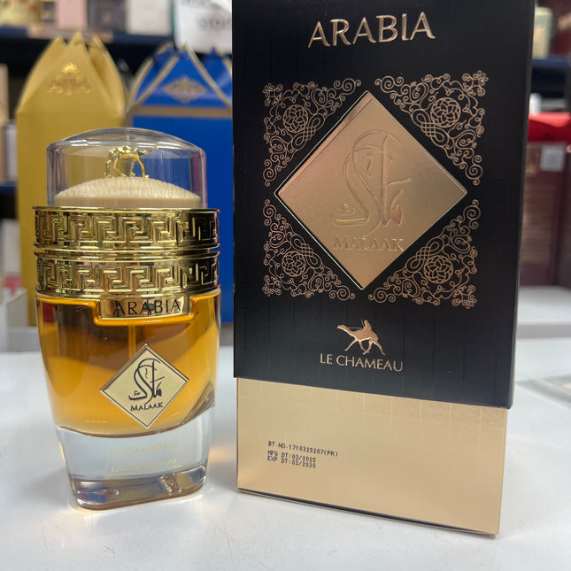 ARABIA Malaak – Perfume Árabe Unisex Inspirado en Angels’ Share de Kilian (100 ml EDP)