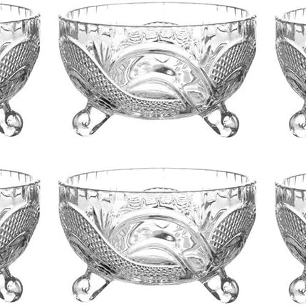 Set de 6 Cuencos de Cristal para Azúcar – Elegancia y Funcionalidad en Tu Mesa