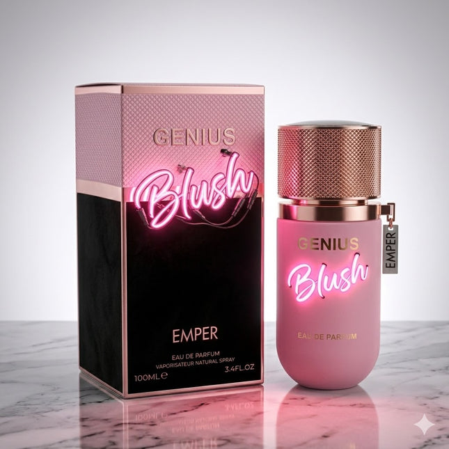 Genius Blush by Emper Eau de Parfum 100 ml – Doçura elegante, floral e viciante