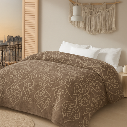 Manta Raschel 220 x 240 cm – 2 kg – 100% Poliéster