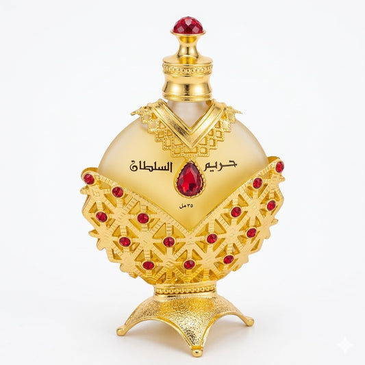🌹 Hareem Al Sultan Gold de Khadlaj - Perfume Floral Feminino com Notas de Jasmim e Abacaxi