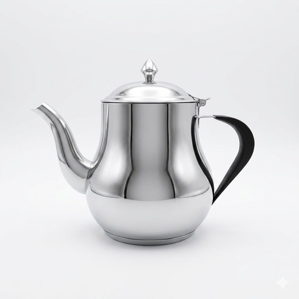 Tetera Oasis de Acero Inoxidable 18/10 Plata
