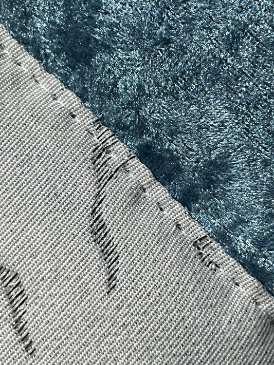 Colcha MARMORE Elegante – Conjunto Decorativo con Tres Almohadas, 250 x 260 cm - COLOR AZUL