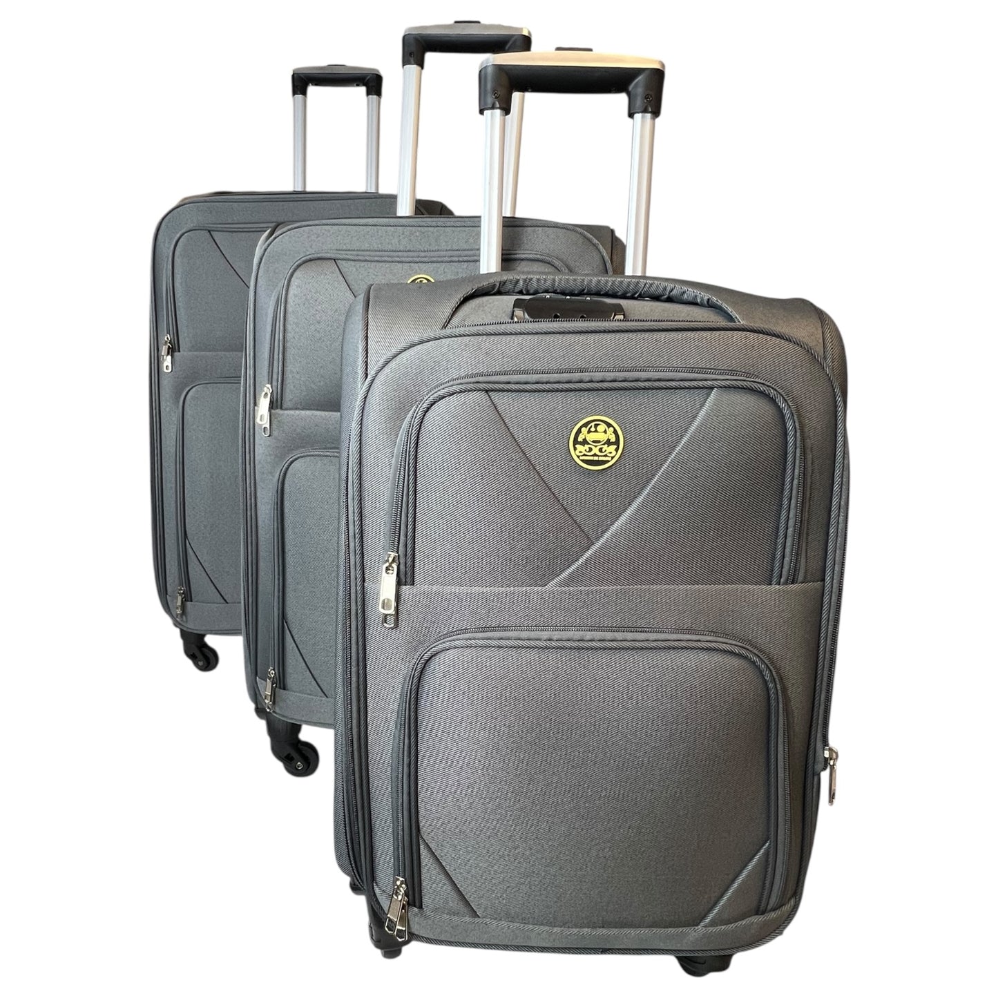 ✈️ Pack de 3 Maletas Resistentes y Elegantes – Viaja con Estilo y Seguridad - COLOR GRIS
