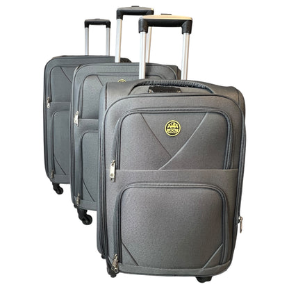 ✈️ Pack de 3 Maletas Resistentes y Elegantes – Viaja con Estilo y Seguridad - COLOR GRIS
