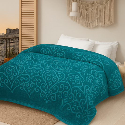 Manta Raschel 220 x 240 cm – 2 kg – 100% Poliéster