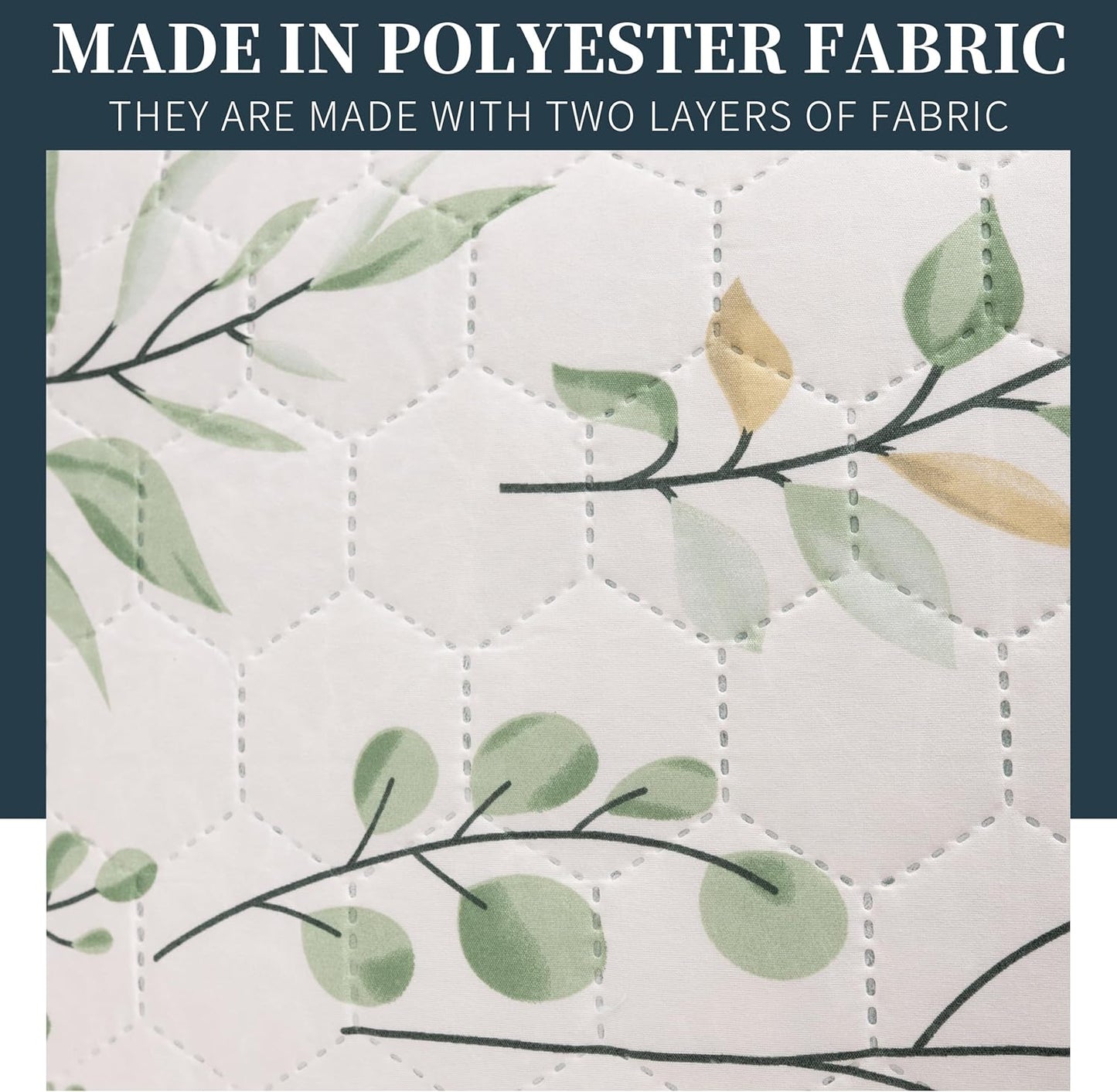 Boutis Quilt for Spring and Summer, Two-Tone Reversible Plain - FLOWER MODEL