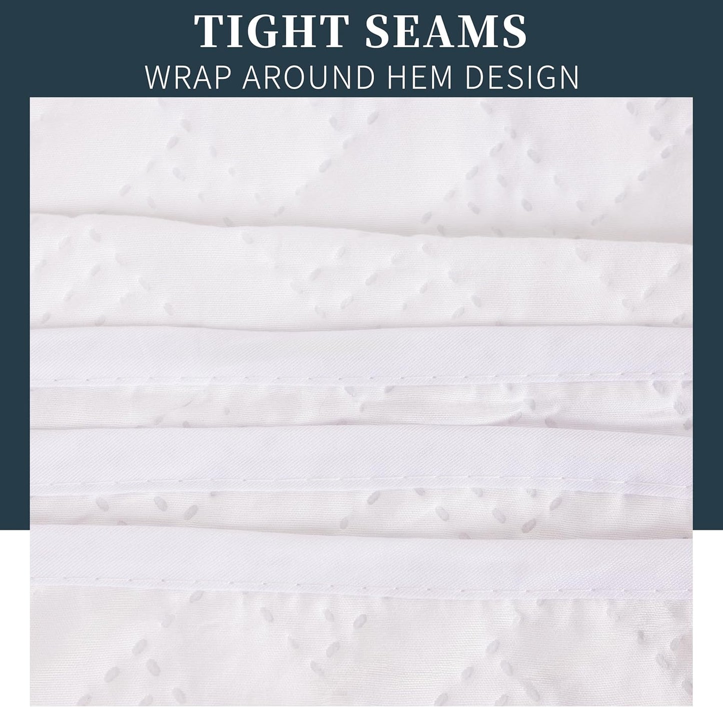 Boutis Quilt for Spring and Summer, Two-Tone Reversible Plain - Beige