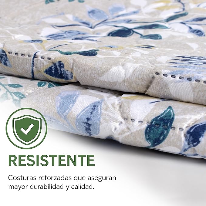Colcha Bouti Primavera-Verano Estampado Botánico | Bazar Al Madina