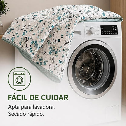Colcha Bouti Primavera-Verano Estampado Floral | Bazar Al Madina