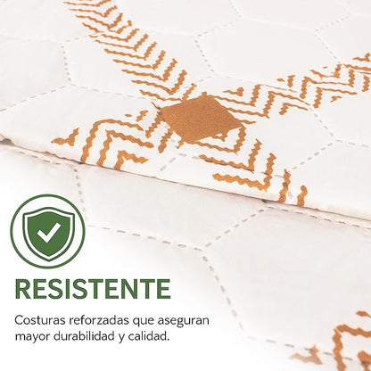 Colcha Bouti Primavera-Verano Estampado a Cuadros | Bazar Al Madina