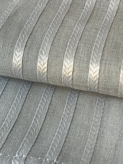 CORTINA VISILLO MODELO RUFFLE 140 X 240 CM - COLOR PLATA / ARGENT (ANILLAS) – GÉRARD PASQUIER