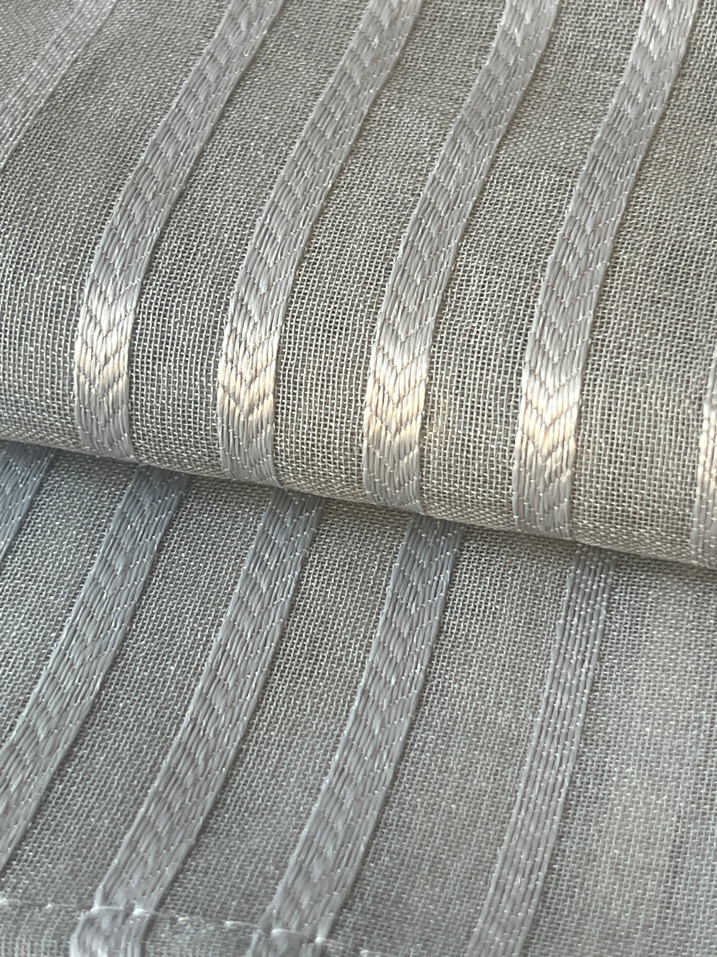 PACK X2 CORTINA VISILLO  MODELO RUFFLE 140 X 240 CM