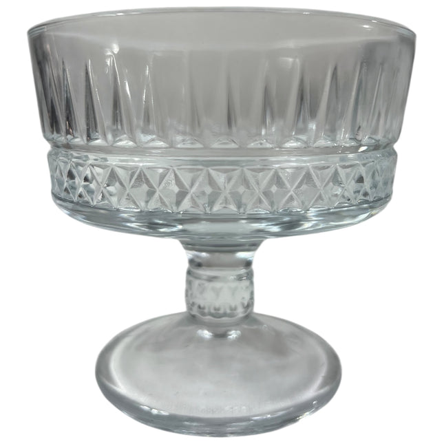 🍸 Conjunto de 6 copos de sobremesa em cristal gravado — elegância e tradição em cada detalhe