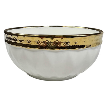 Conjunto de cozinha de 16 peças com suporte de metal – Caçarolas + Tigelas + Colheres – Estilo dourado elegante