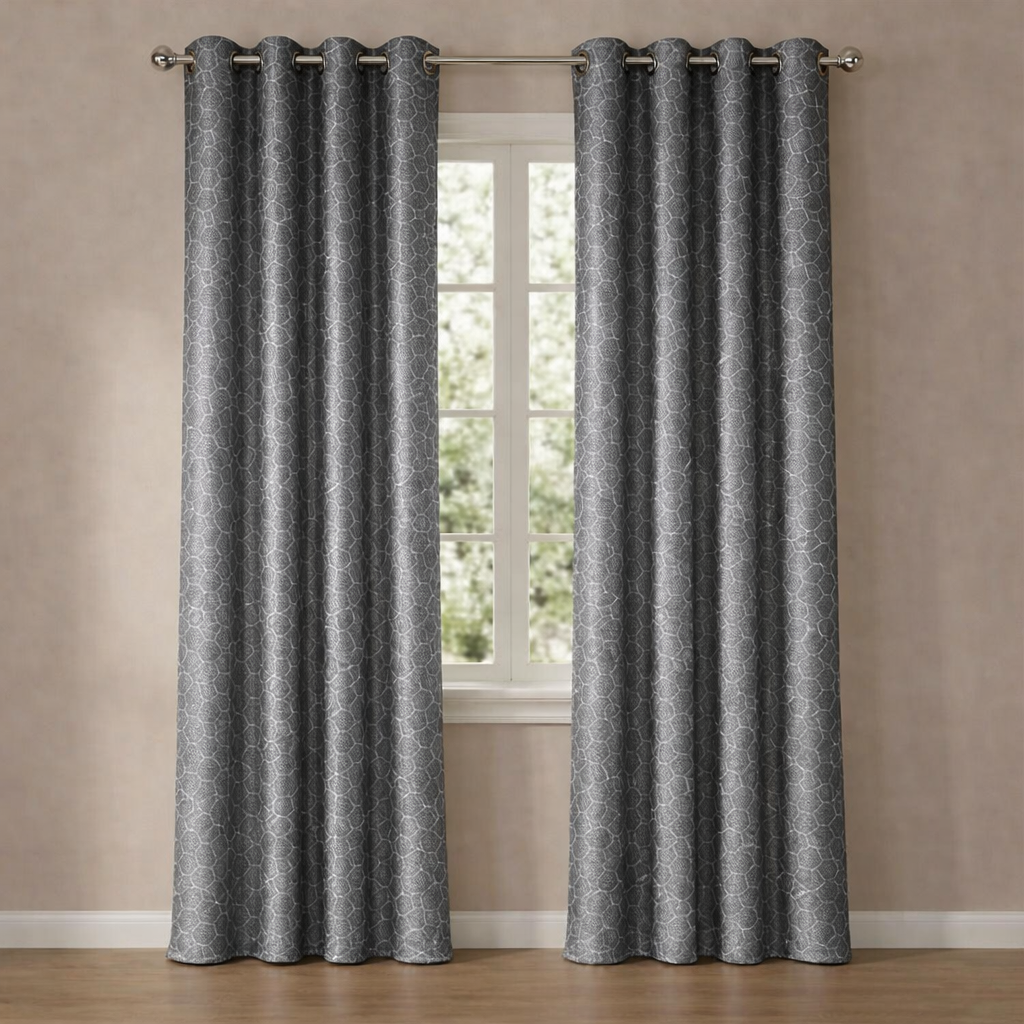 CORTINA MODELO JARVIS 140 X 240 CM - COLOR GRIS
