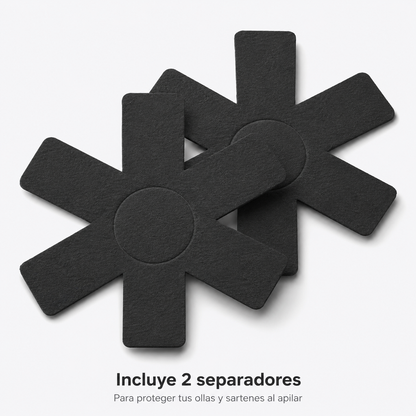 Set de Cocina Bio Bavary 14 Piezas – Ollas, Sartén, Wok, Tapas, Utensilios y Protectores