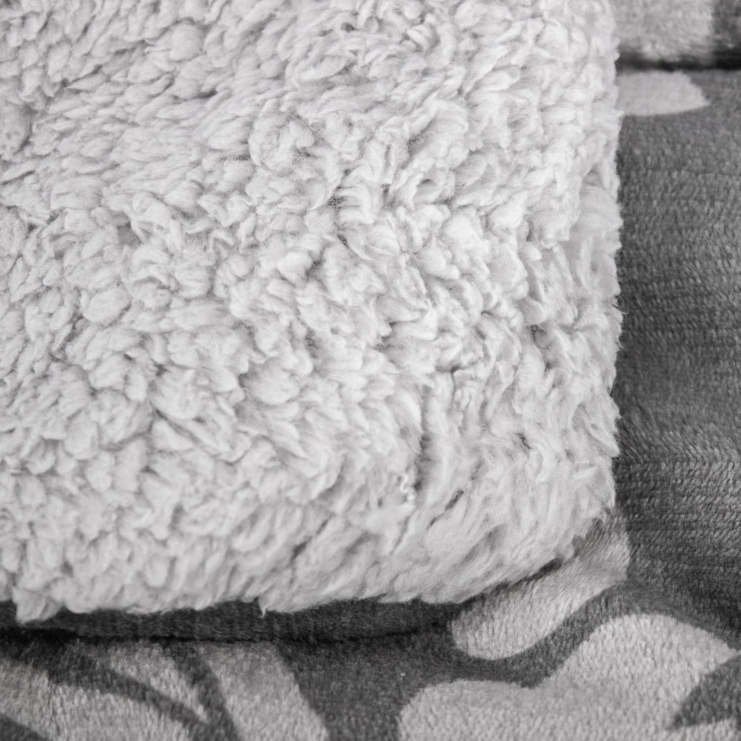 CLASSIC MODEL NORDIC SHEEPSKIN QUILT - COLOR Gray White 