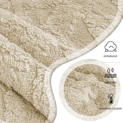 DOWNLOAD SHEEP DUVET 240X260 - 180X240 WITH 2/1 PINK / BEIG / GRAY PILLOWCASES 