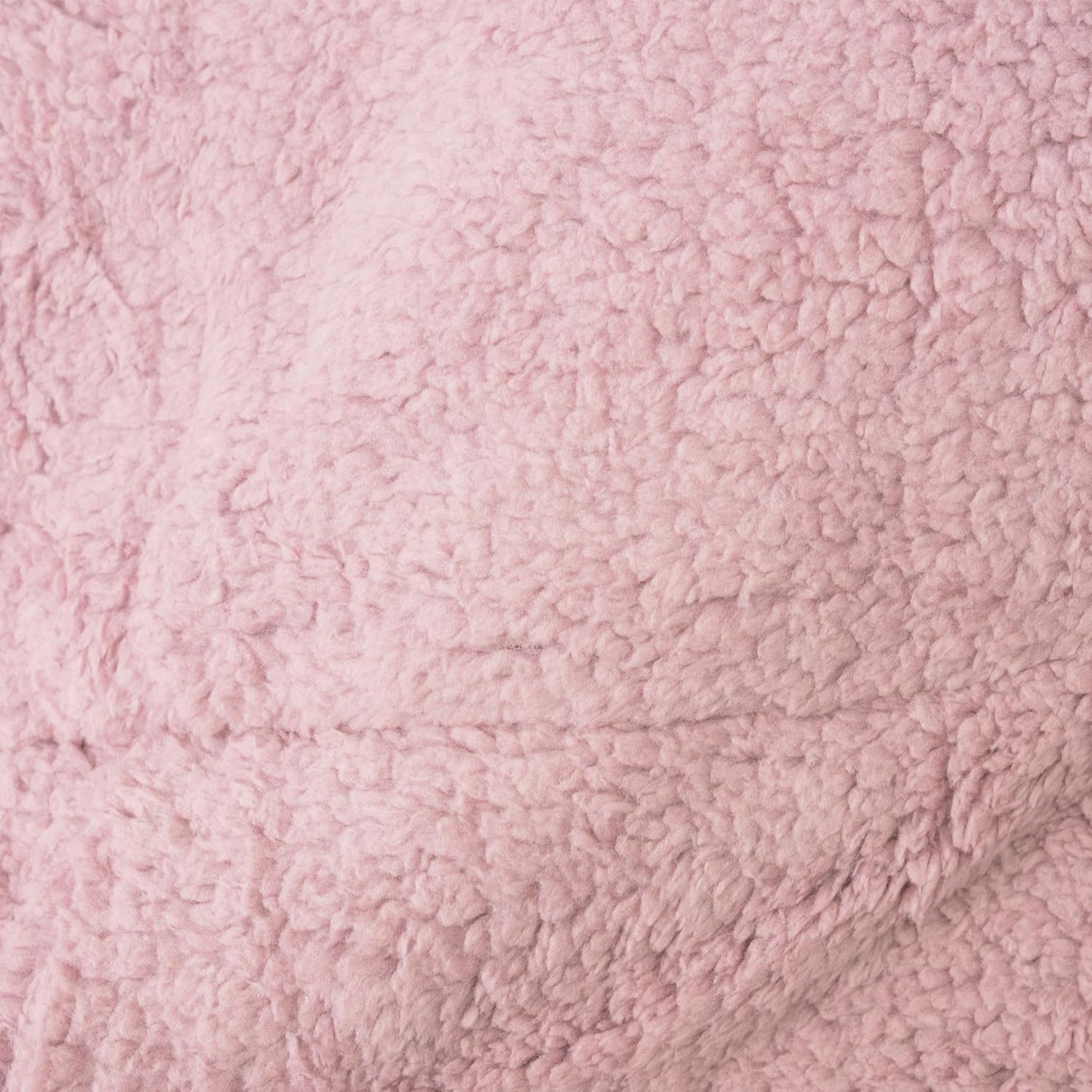 EDREDÓN BORREGO NÓRDICO MODELO PANAL - COLOR ROSA