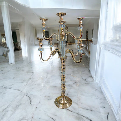 Gran candelabro clásico de 5 brazos (estilo salón)