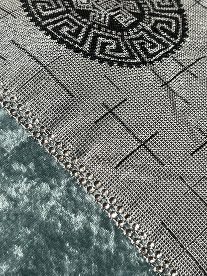 🏯 Colcha TOQUIO Elegante – Conjunto Decorativo con Tres Almohadas, 250 x 260 cm - COLOR VERDE