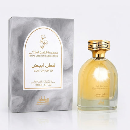 🌸 Cotton Abyed Eau de Parfum 100ml de Mamlakat Al Oud - Perfume Femenino de Lujo Importado de Dubai