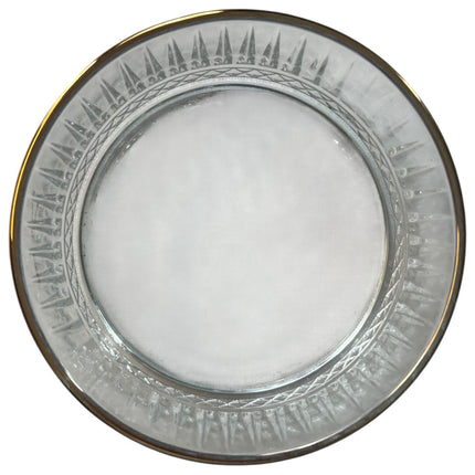 🌟Engraved crystal bowl with gold rim — High quality and distinction for your table