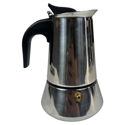 ☕ Cafetera Italiana de Acero Inoxidable — Disponible en 2 y 10 tazas