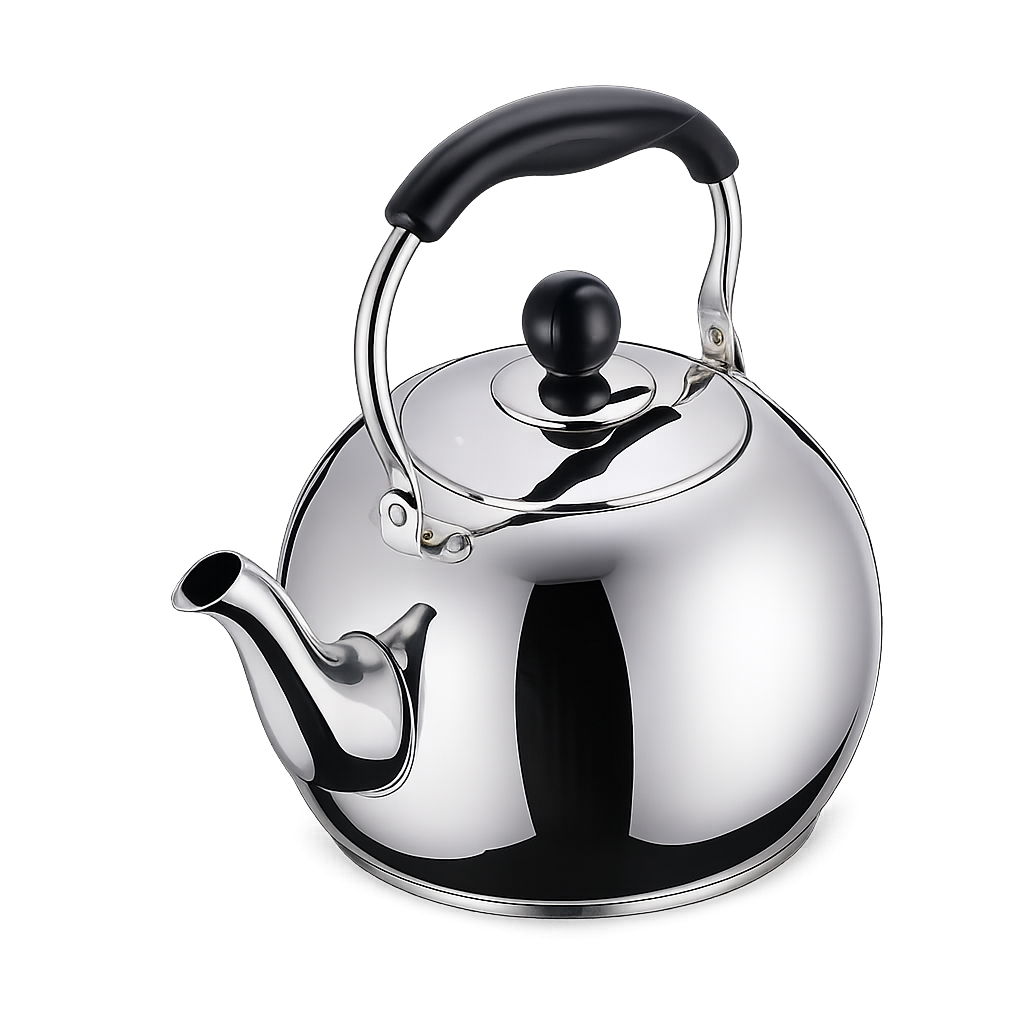 Tetera de Acero Inoxidable con Silbato – Resistente, Elegante y Apta para Inducción