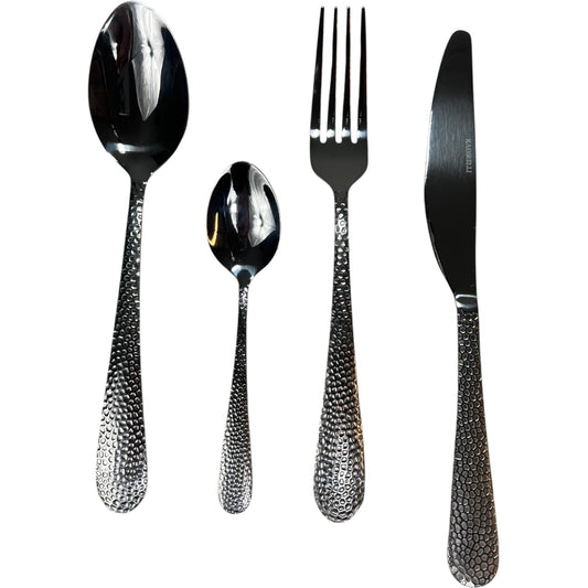 ✨ Set de Cubiertos Plateados – Pack de 24 Piezas de Lujo ✨