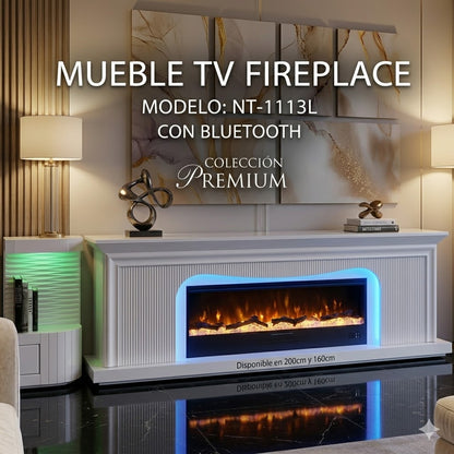 Mueble TV 200cm/160cm x 69cm x 40cm