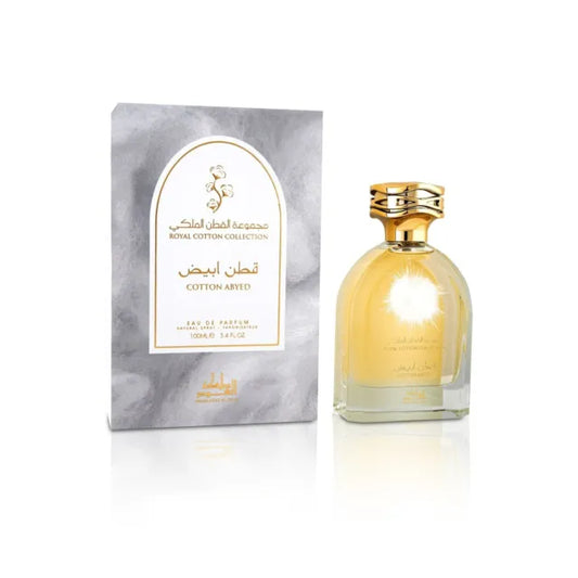 🌸 Cotton Abyed Eau de Parfum 100ml by Mamlakat Al Oud - Luxury Feminine Perfume Imported from Dubai