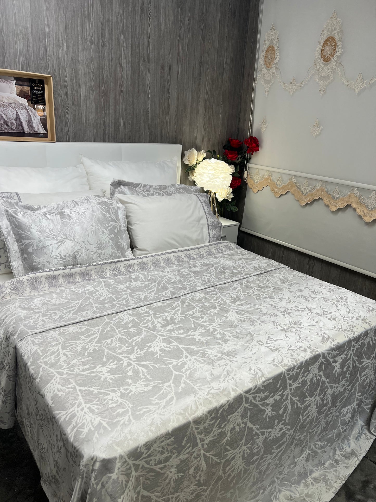 Juego de Cama para Ajuar "Torino" – Sofisticación Natural en tu Dormitorio