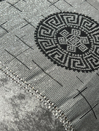 Pack Tóquio GRIS OSCURO – Colcha + 2 Pares de Cortinas a Juego