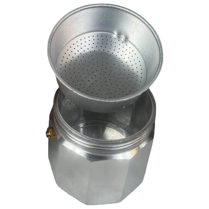 Cafetera Italiana de Aluminio para 6 Tazas – Apta para Inducción