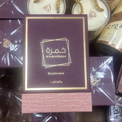 🔥 Khamrah Dukhan de Lattafa – Eau de Parfum 100ml | Perfume Árabe Unisex Intenso y Ahumado