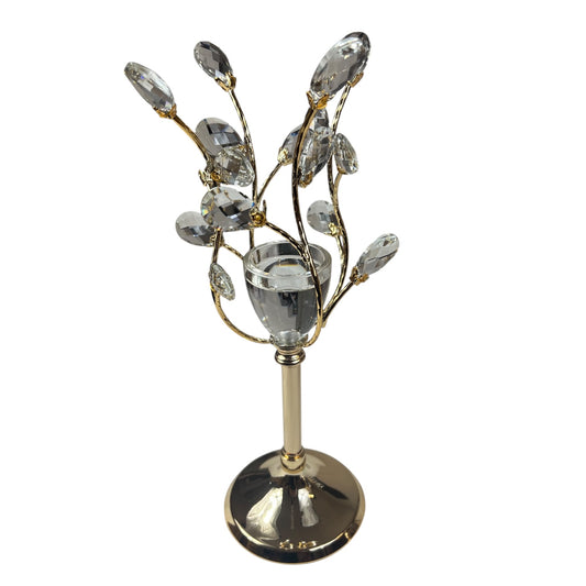 Árvore decorativa com galhos de cristal