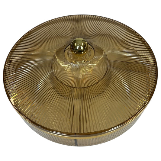 ✨ Caja Organizadora Acrílica con Tapa y Divisiones – Ideal para Snacks o Dulces- plástico DORADO