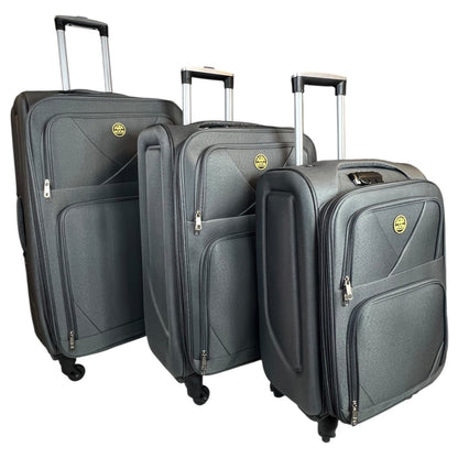✈️ Pack de 3 Maletas Resistentes y Elegantes – Viaja con Estilo y Seguridad - COLOR GRIS