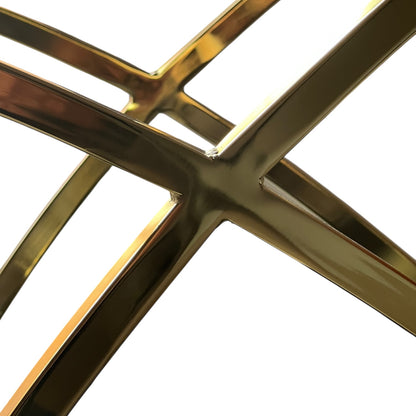 Silla terciopelo BELINDAV01 color beig claro, patas de metal dorado